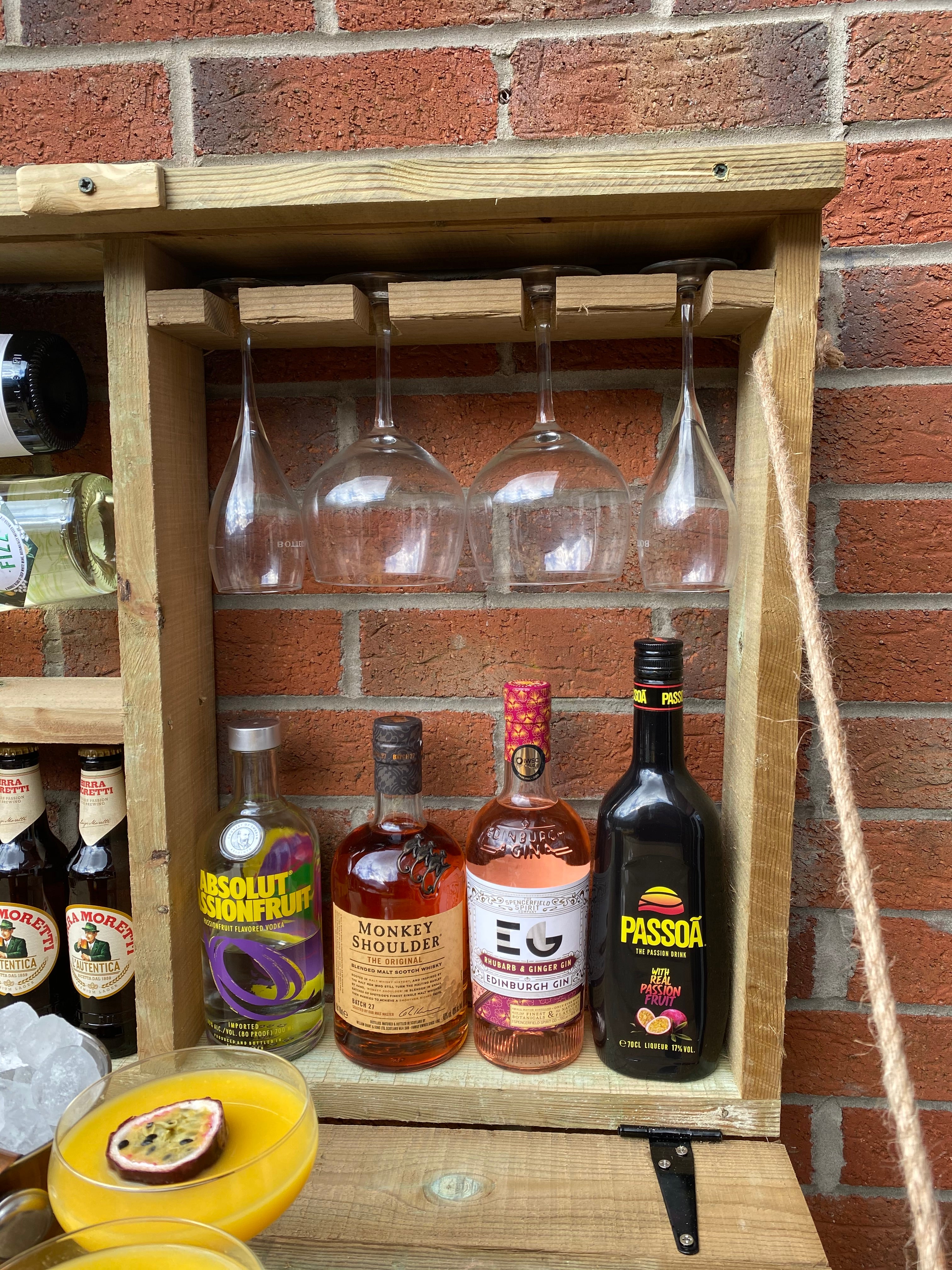 Garden Bar – Wall Mounted Outdoor Bar