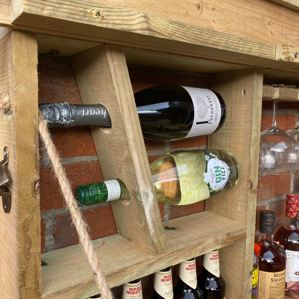 Folding Garden Bar – Wall Mounted Outdoor Bar