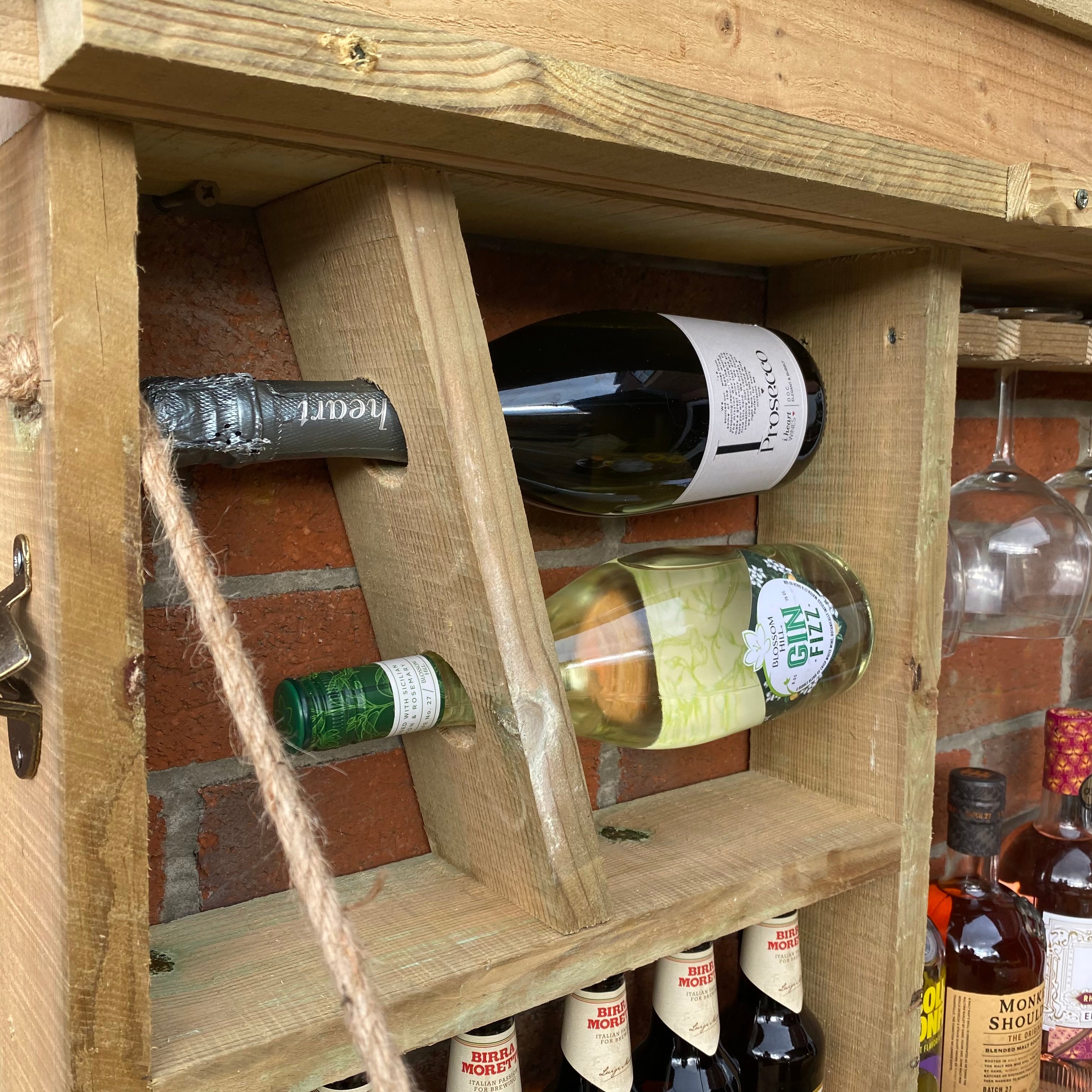 Folding Garden Bar – Wall Mounted Outdoor Bar